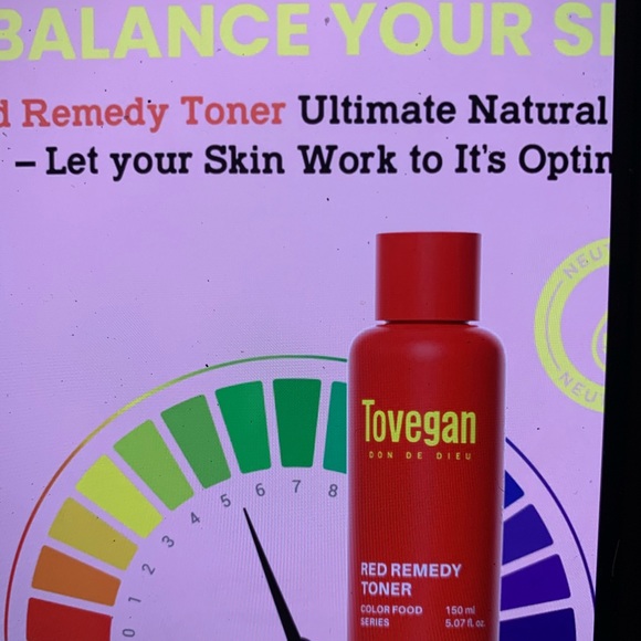 BNIB TOVEGAN RED REMEDY TONER - Picture 9 of 10